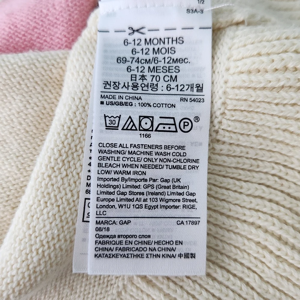 Gap Valentine's Heart Peplum Sweater